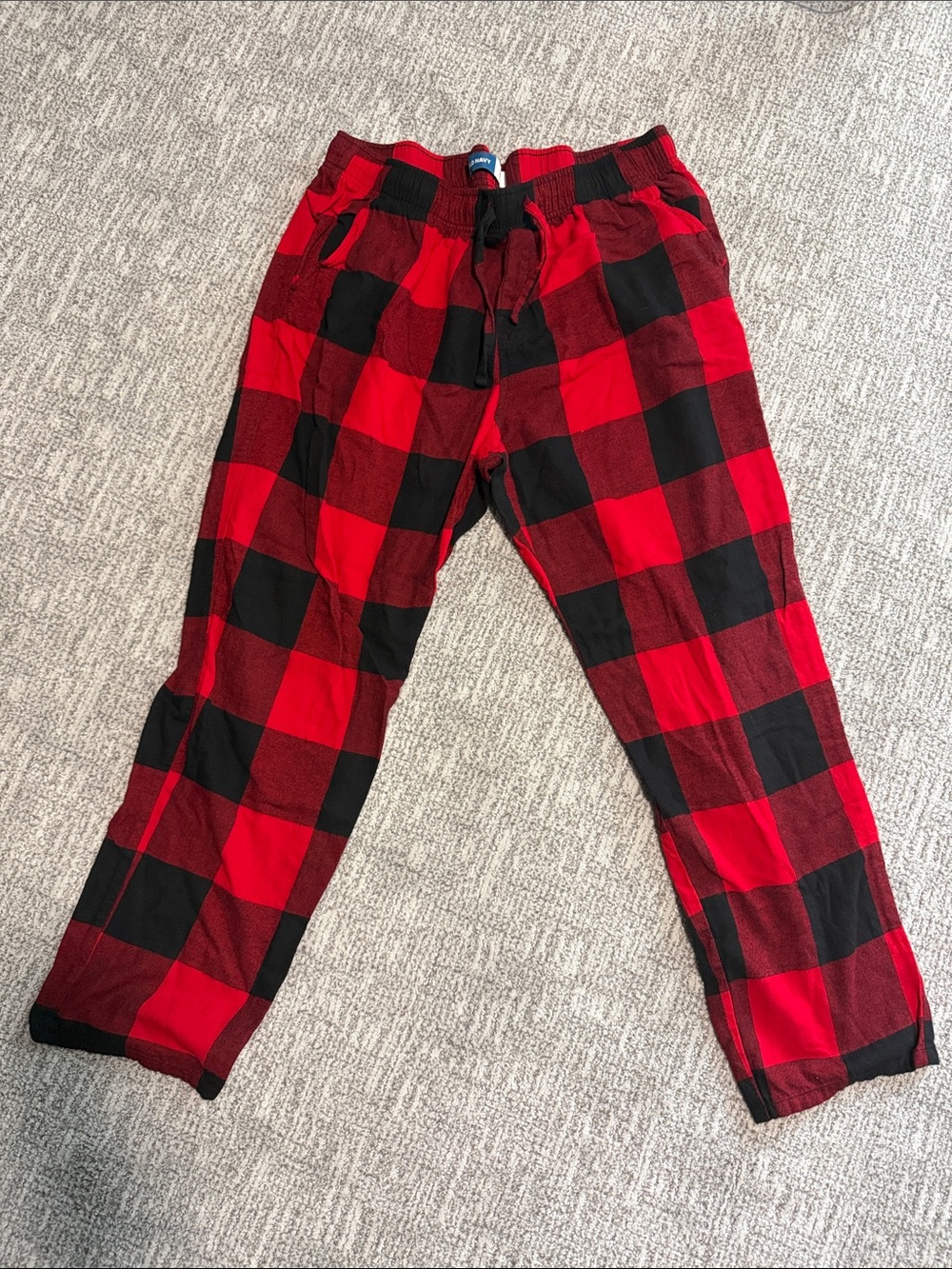 Old Navy Red and Black Buffalo Plaid Pajama Pants